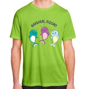 Cool Narwhal Squad Gift Great Gift Funny Birthday Gift Adult ChromaSoft Performance T-Shirt