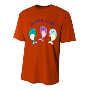 Cool Narwhal Squad Gift Great Gift Funny Birthday Gift Performance Sprint T-Shirt