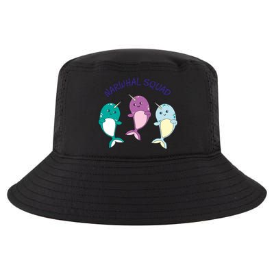 Cool Narwhal Squad Gift Great Gift Funny Birthday Gift Cool Comfort Performance Bucket Hat