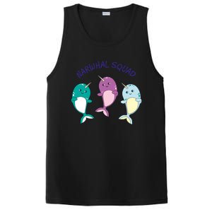 Cool Narwhal Squad Gift Great Gift Funny Birthday Gift PosiCharge Competitor Tank