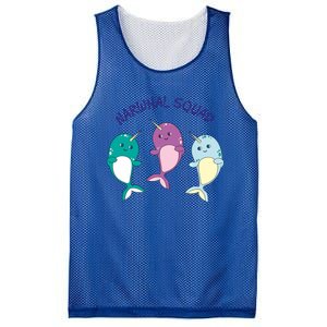 Cool Narwhal Squad Gift Great Gift Funny Birthday Gift Mesh Reversible Basketball Jersey Tank