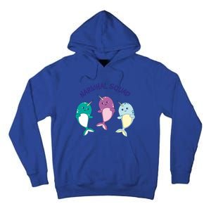 Cool Narwhal Squad Gift Great Gift Funny Birthday Gift Tall Hoodie