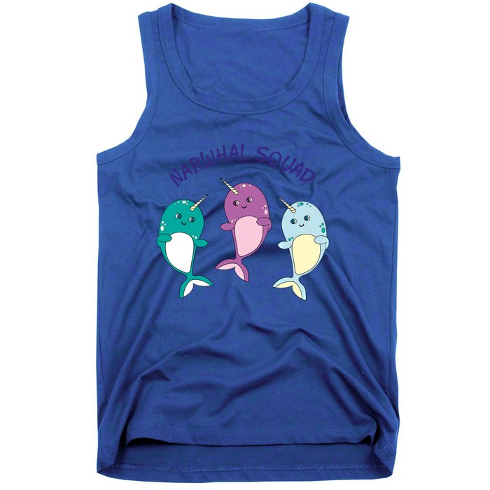 Cool Narwhal Squad Gift Great Gift Funny Birthday Gift Tank Top