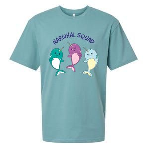 Cool Narwhal Squad Gift Great Gift Funny Birthday Gift Sueded Cloud Jersey T-Shirt