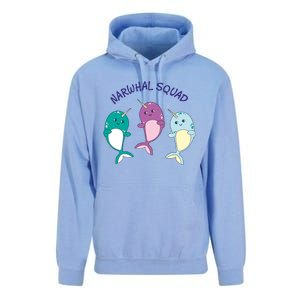 Cool Narwhal Squad Gift Great Gift Funny Birthday Gift Unisex Surf Hoodie