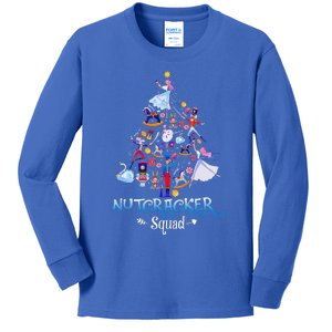 Christmas Nutcracker Squad Ballet Dance Funny Kids Long Sleeve Shirt