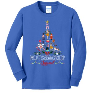 Christmas Nutcracker Squad Ballet Dance Funny Kids Long Sleeve Shirt