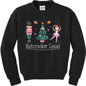 Christmas Nutcracker Squad Ballet Dance Kids Girls Kids Sweatshirt