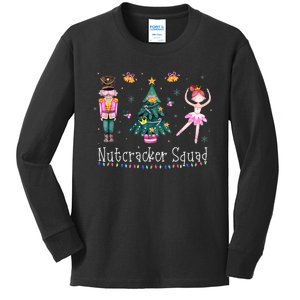 Christmas Nutcracker Squad Ballet Dance Kids Girls Kids Long Sleeve Shirt