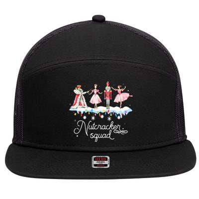 Christmas Nutcracker Squad Ballet Dance 7 Panel Mesh Trucker Snapback Hat