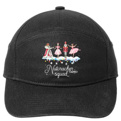 Christmas Nutcracker Squad Ballet Dance 7-Panel Snapback Hat