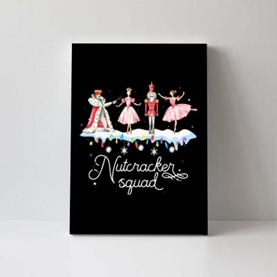 Christmas Nutcracker Squad Ballet Dance Canvas