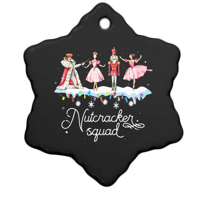 Christmas Nutcracker Squad Ballet Dance Ceramic Star Ornament