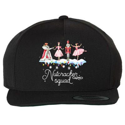 Christmas Nutcracker Squad Ballet Dance Wool Snapback Cap