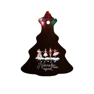 Christmas Nutcracker Squad Ballet Dance Ceramic Tree Ornament