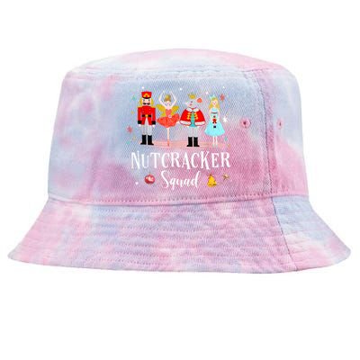 Christmas Nutcracker Squad Ballet Dance Tie-Dyed Bucket Hat