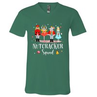 Christmas Nutcracker Squad Ballet Dance V-Neck T-Shirt