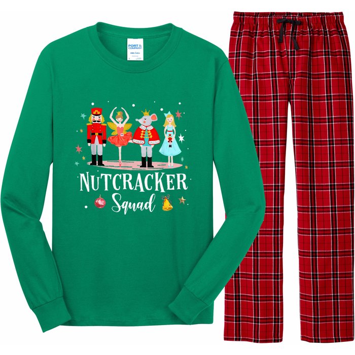 Christmas Nutcracker Squad Ballet Dance Long Sleeve Pajama Set