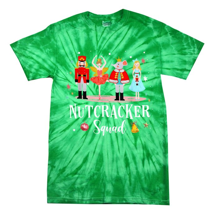 Christmas Nutcracker Squad Ballet Dance Tie-Dye T-Shirt