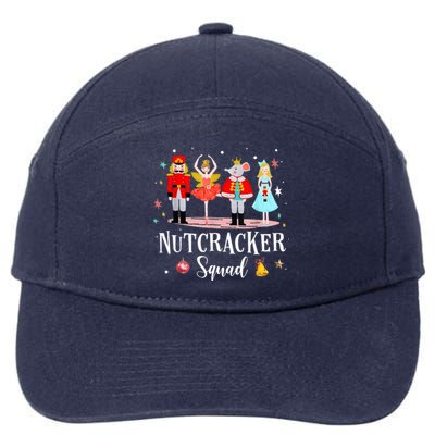 Christmas Nutcracker Squad Ballet Dance 7-Panel Snapback Hat