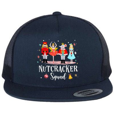 Christmas Nutcracker Squad Ballet Dance Flat Bill Trucker Hat