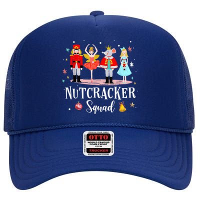 Christmas Nutcracker Squad Ballet Dance High Crown Mesh Back Trucker Hat