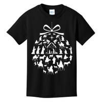 christmas nativity scene ornament  Kids T-Shirt