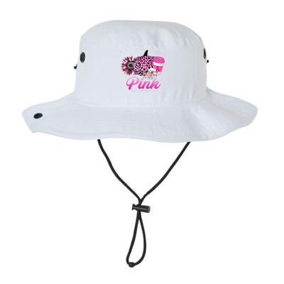 Cute Nurse Scrub Life In October We Wear Pin.K Breast Cancer Legacy Cool Fit Booney Bucket Hat