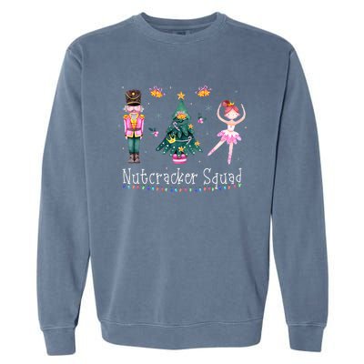 Christmas Nutcracker Squad Ballet Dance  Garment-Dyed Sweatshirt