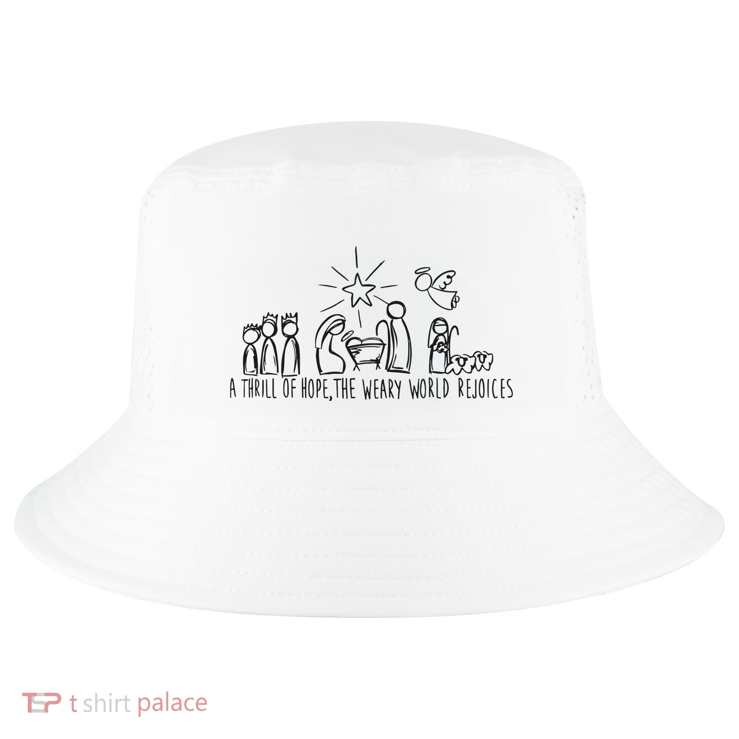 Christian Nativity Scene Cool Comfort Performance Bucket Hat