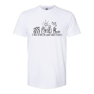 Christian Nativity Scene Softstyle® CVC T-Shirt