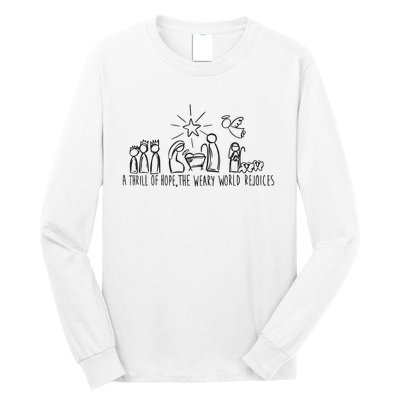 Christian Nativity Scene Long Sleeve Shirt