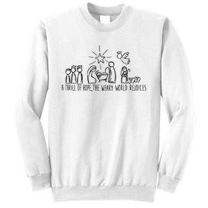 Christian Nativity Scene Sweatshirt