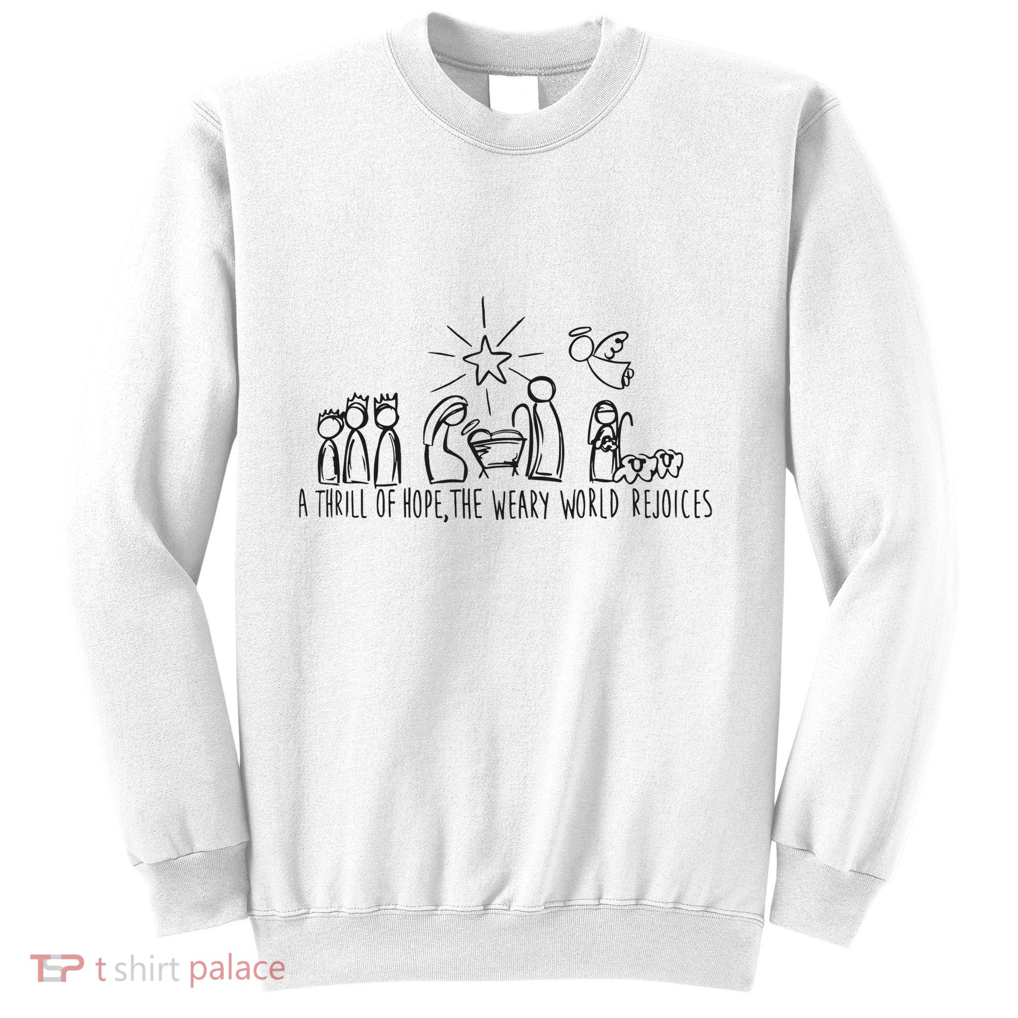 Christian Nativity Scene Sweatshirt