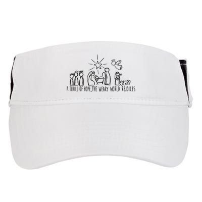 Christian Nativity Scene Adult Drive Performance Visor
