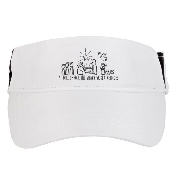 Christian Nativity Scene Adult Drive Performance Visor