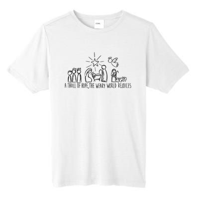 Christian Nativity Scene Tall Fusion ChromaSoft Performance T-Shirt