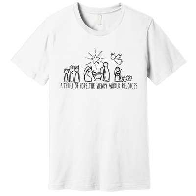 Christian Nativity Scene Premium T-Shirt