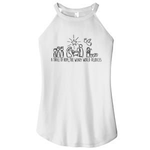 Christian Nativity Scene Women's Perfect Tri Rocker Tank