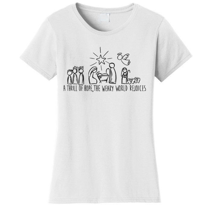 Christian Nativity Scene Women's T-Shirt