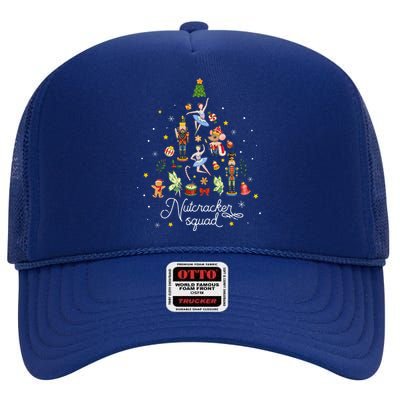 Christmas Nutcracker Squad Ballet Dance  High Crown Mesh Back Trucker Hat