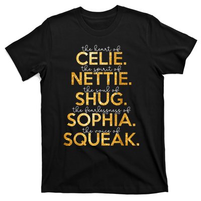 Celie Nettie Shug Sophia Squeak T-Shirt