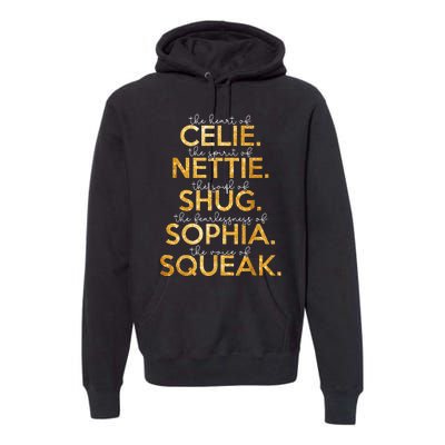 Celie Nettie Shug Sophia Squeak Premium Hoodie