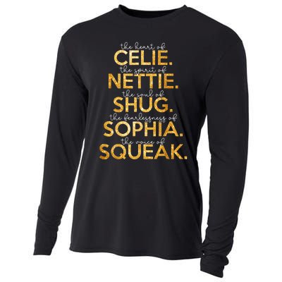 Celie Nettie Shug Sophia Squeak Cooling Performance Long Sleeve Crew