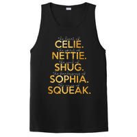 Celie Nettie Shug Sophia Squeak PosiCharge Competitor Tank