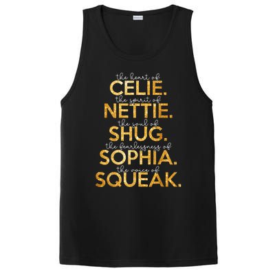 Celie Nettie Shug Sophia Squeak PosiCharge Competitor Tank