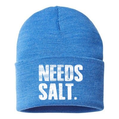 Cooking Needs Salt Seasoning Pepper Salt Gift Sustainable Knit Beanie