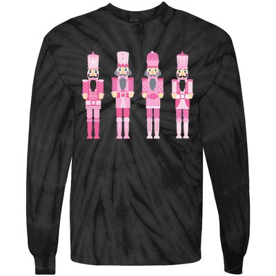 Christmas Nutcracker Squad Ballet Dance Matching Tie-Dye Long Sleeve Shirt