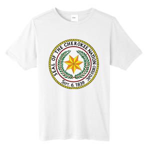 CHEROKEE NATION SEAL NATIVE AMERICAN INDIAN HONOR ROOTS Tall Fusion ChromaSoft Performance T-Shirt