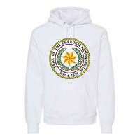 CHEROKEE NATION SEAL NATIVE AMERICAN INDIAN HONOR ROOTS Premium Hoodie